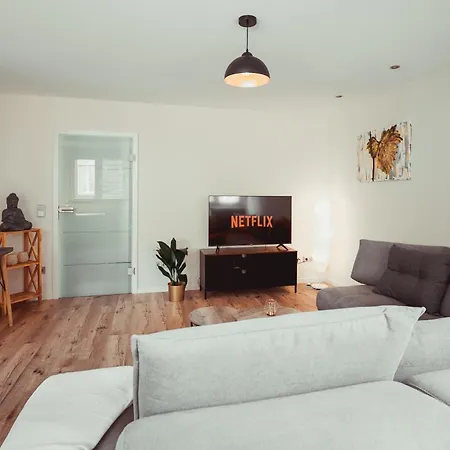 公寓 Geraeumige Mosel-fewo Fuer Ganze Familie - Grosse Dachterrasse - Netflix - Waschmaschine & Trockner