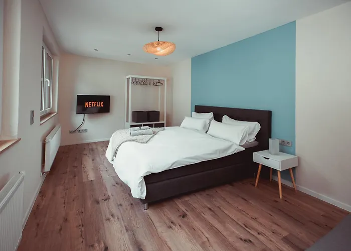 Geraeumige Mosel-fewo Fuer Ganze Familie - Grosse Dachterrasse - Netflix - Waschmaschine & Trockner * 森海姆