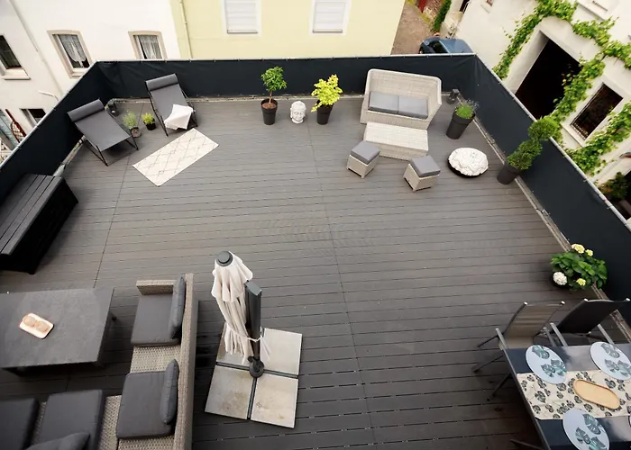 Geraeumige Mosel-fewo Fuer Ganze Familie - Grosse Dachterrasse - Netflix - Waschmaschine & Trockner Apartamento