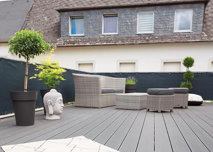 Geraeumige Mosel-fewo Fuer Ganze Familie - Grosse Dachterrasse - Netflix - Waschmaschine & Trockner 公寓 *